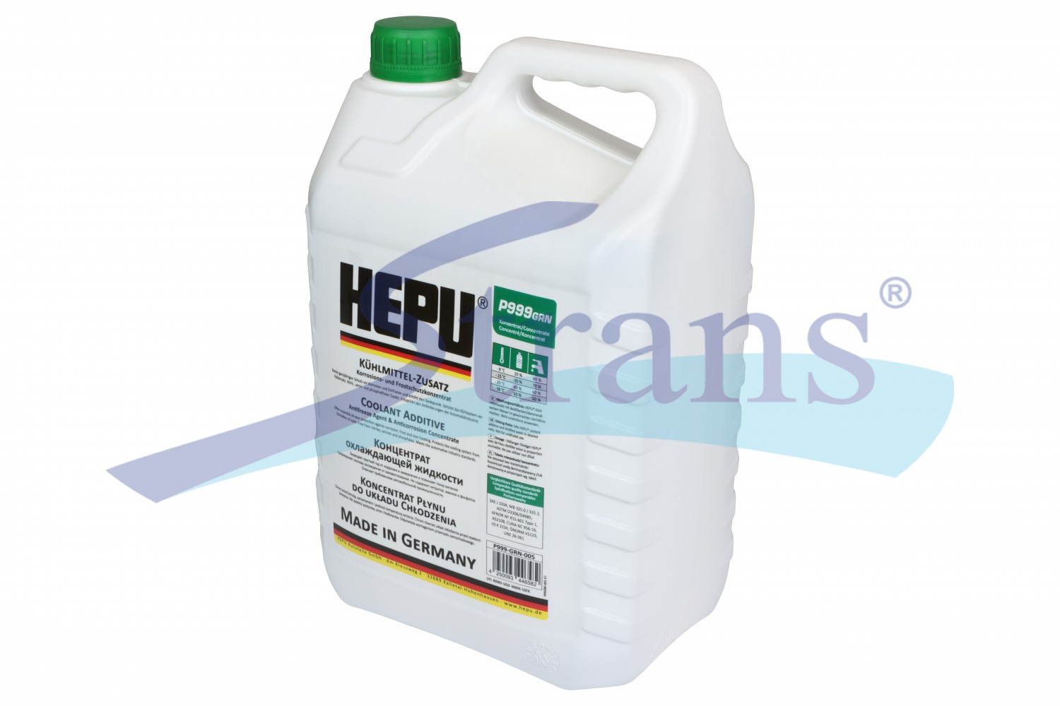 Концентрат Антифризу Hepu G11 -80°C 5Л. (Зелений) P999Grn005